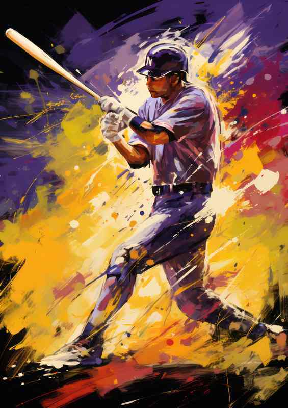 A baseball player in the field