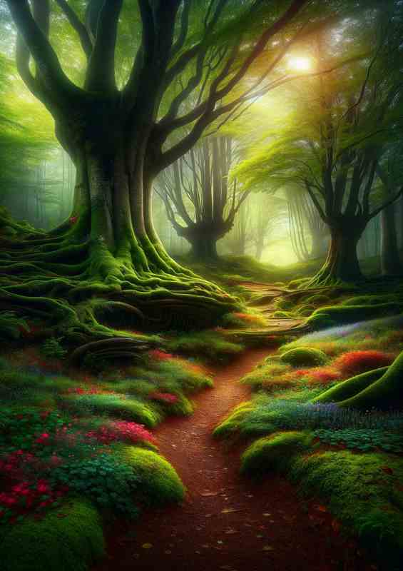 Wilderness Mystical Forest Landscape