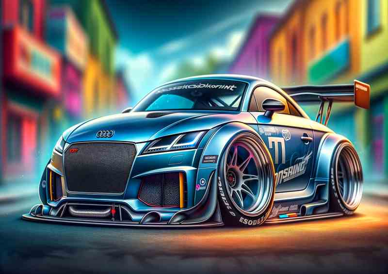 Audi TT SuperFury Metal Poster