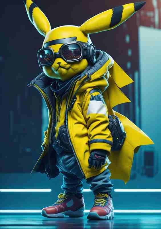 Futuristic Thunder Pikachu sttyle