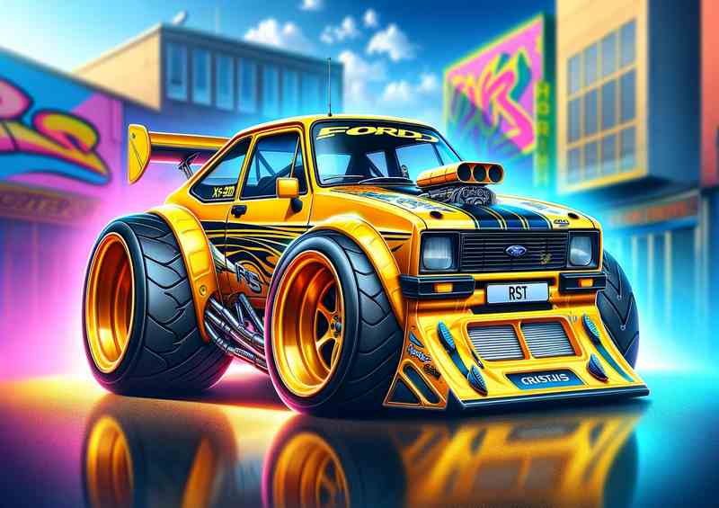 XR2 Turbo Extreme Racing Edition Metal Poster