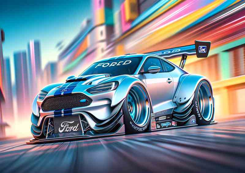 ExtravagaRace Metal Poster
