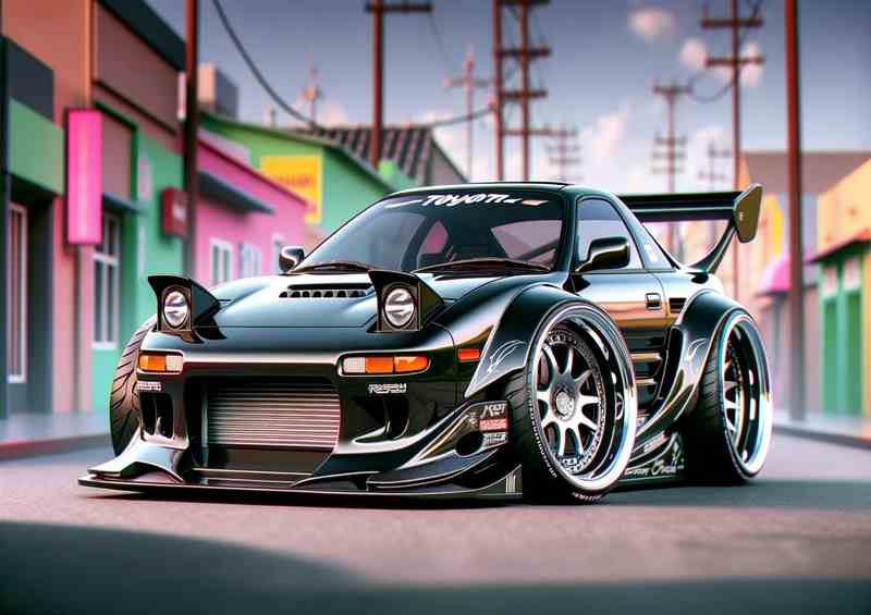 MR2 Turbo Beast Metal Poster