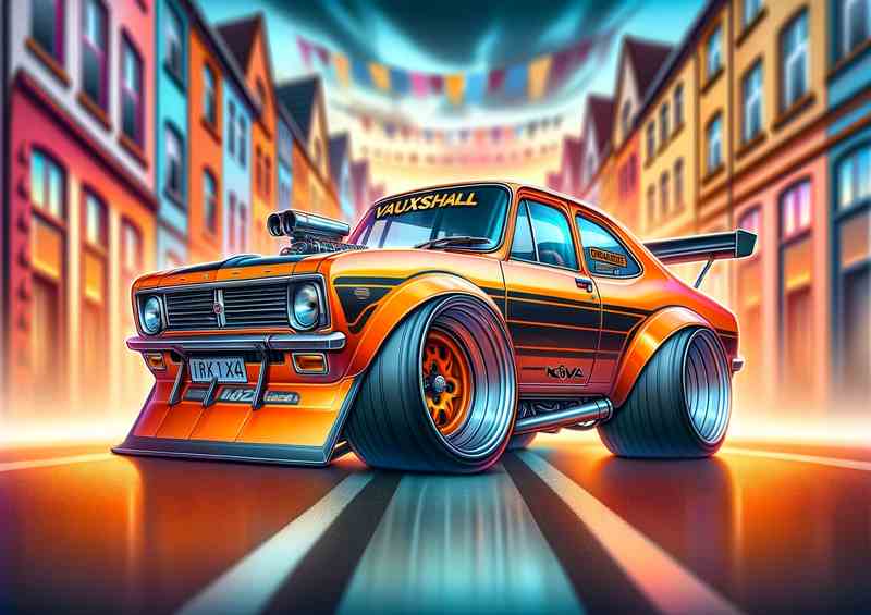 VXR Nova Supercar Metal Poster