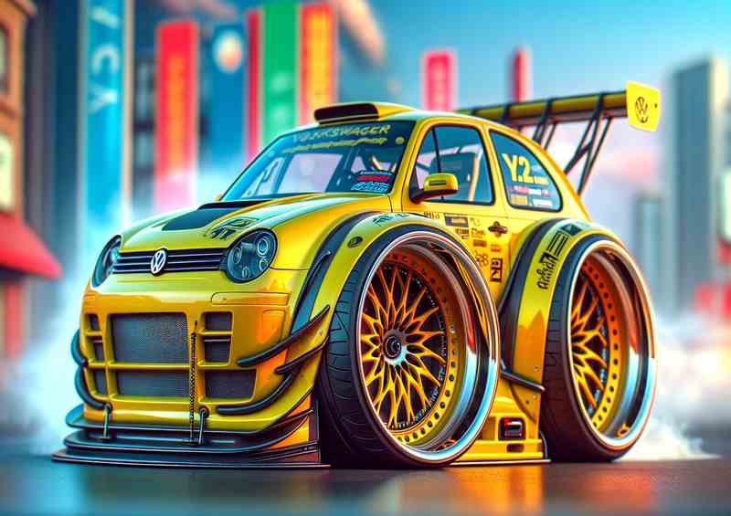VW XRacing Metal Poster