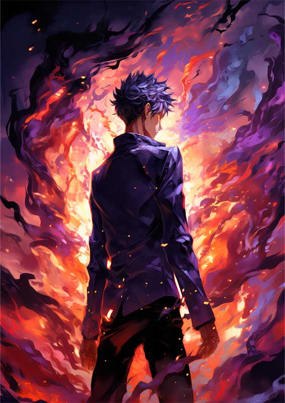 Mr fenagi walking into the fire of doom