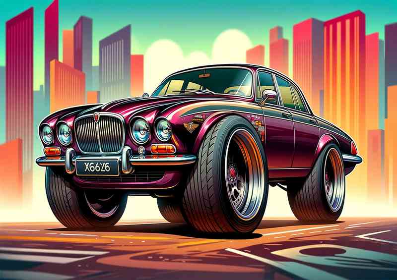 Jaguar XJ6 Mk1 Lux Poster