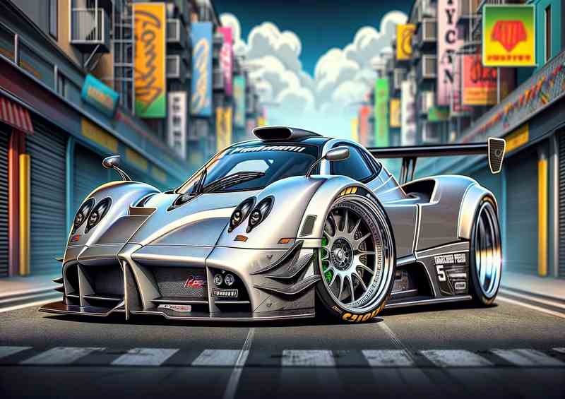 Pagani HyperEx Metal Poster