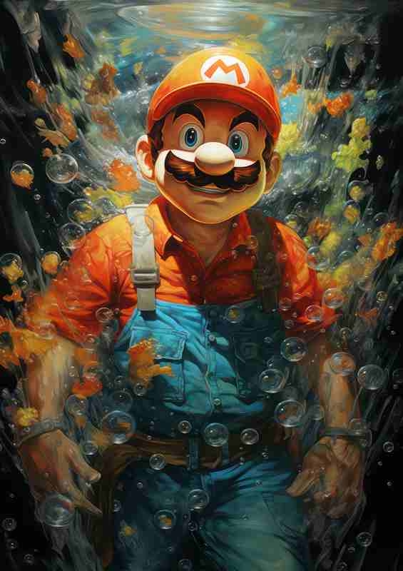 Mario painted style nice effect