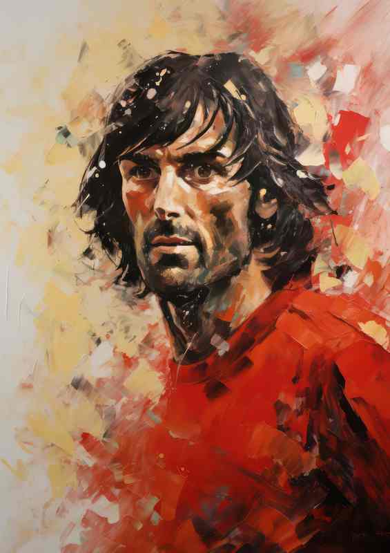 George Best Footballer golden boots