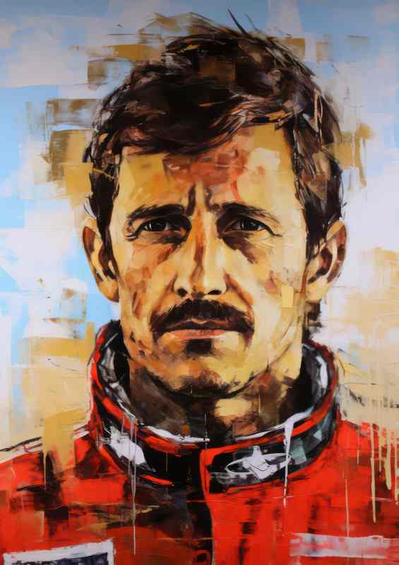 Graham Hill Formula one racing_driver portrait