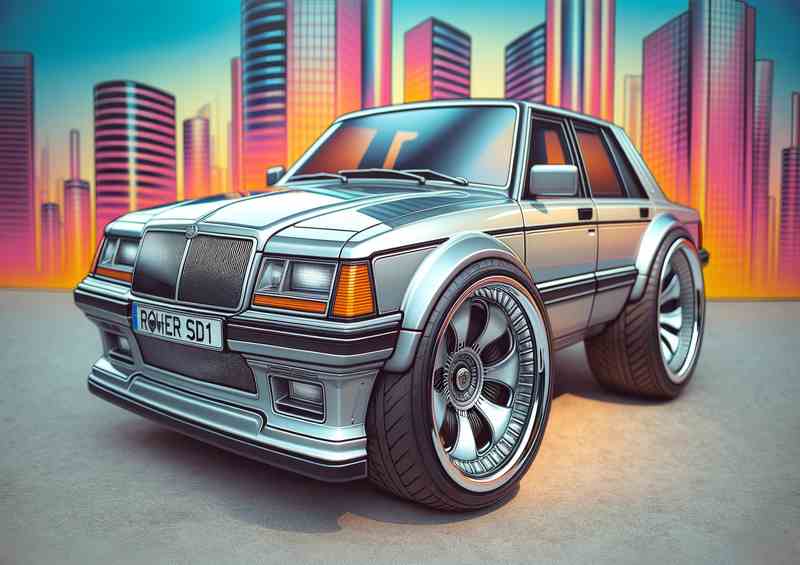 SDone Luxury Car with Exaggerated F..