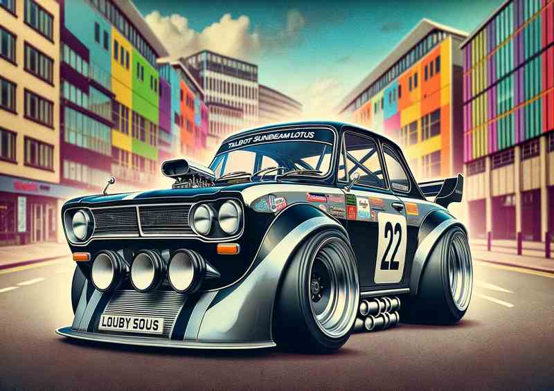 Talbot Sunbeam Lotus Xtreme Racer Metal Poster