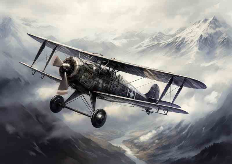 CloudPlane Metal Poster