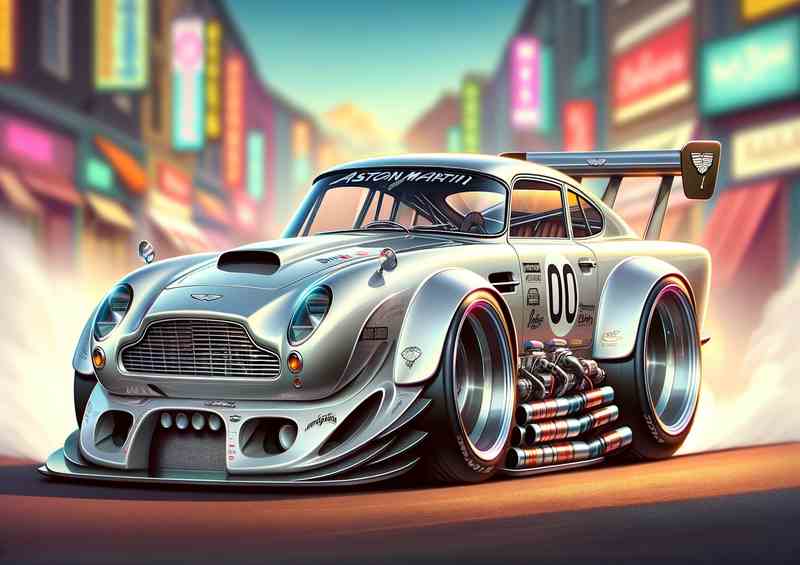 Aston Martin DB5 Street Racer | Exaggerated