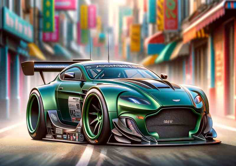 Aston Martin ExagRace - Metal Poster