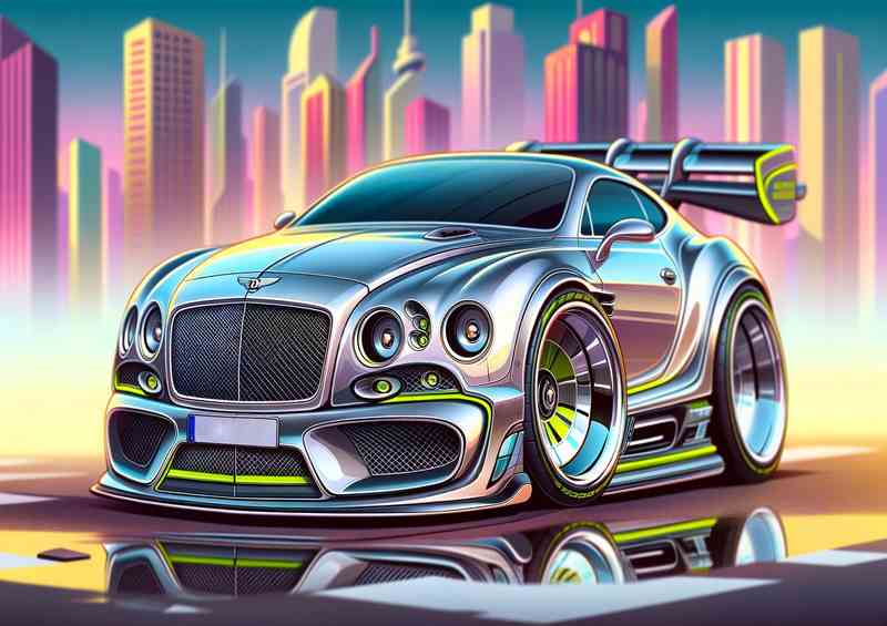 Bentley EXP GT with extremely exaggerated features