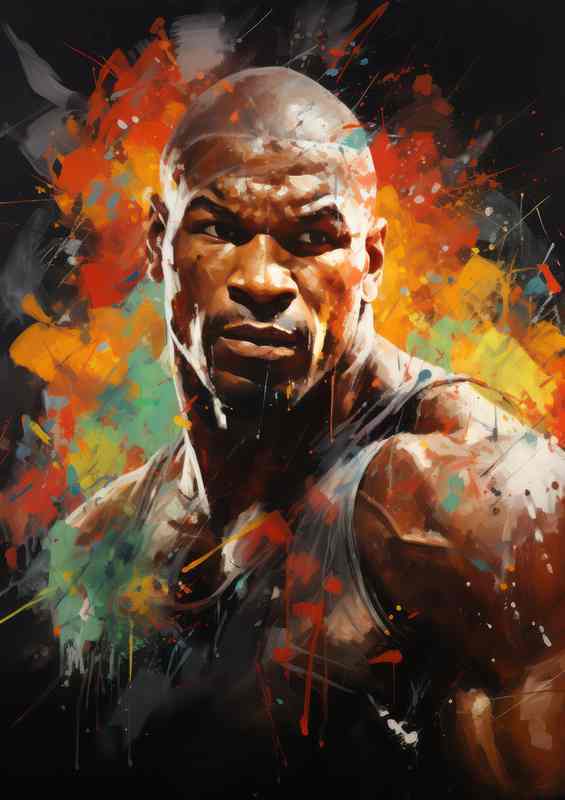 Mike Tyson Very colourful boxer