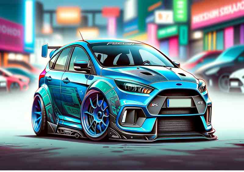Focus RS Metal Poster