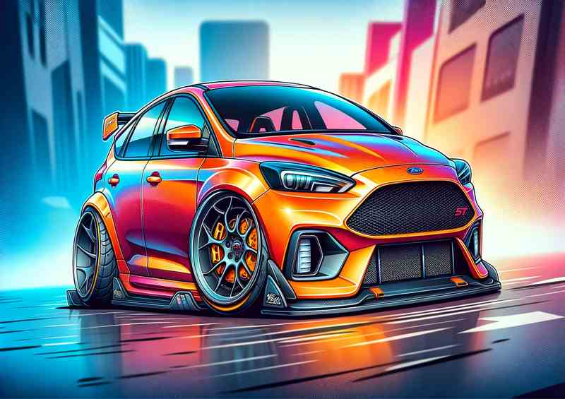 Ford Focus ST | Bright Orange