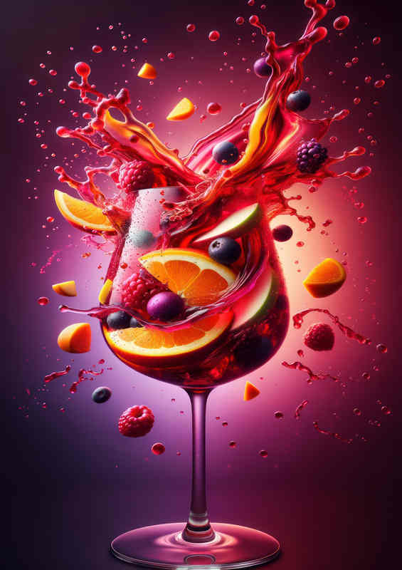 Sangria Splendor Fruit Medleys Dynamic Splash