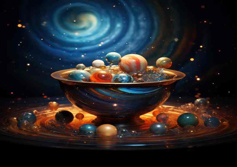 Lustrous Labyrinths Getting Lost in Glittering Galaxies