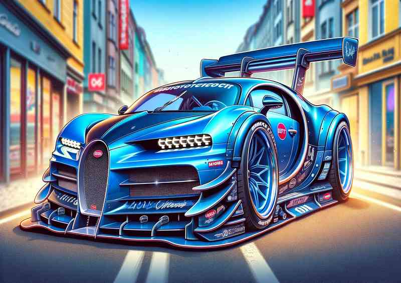 Exaggerat-o Racer - Metal Poster