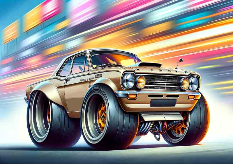 Cortina Exag Racer Metal Poster