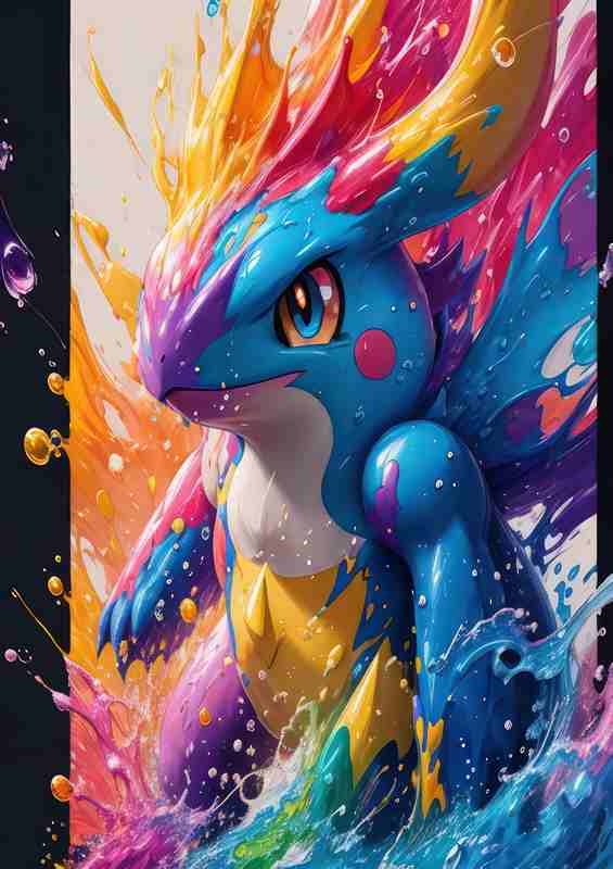 Pokmon splash art style
