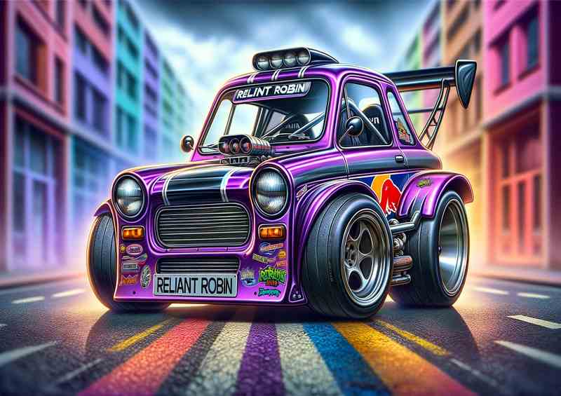 Reliant ROBSTR08 Street Racer Metal Poster