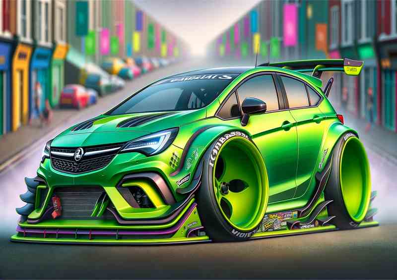 Vauxhall Astra Xtreme Street Racer Metal Poster