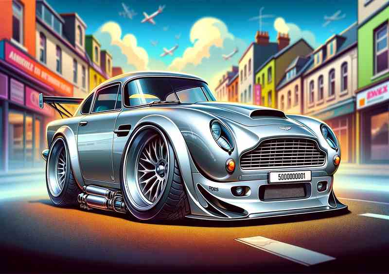 Aston Martin DB5 Xtreme Racer Metal Poster
