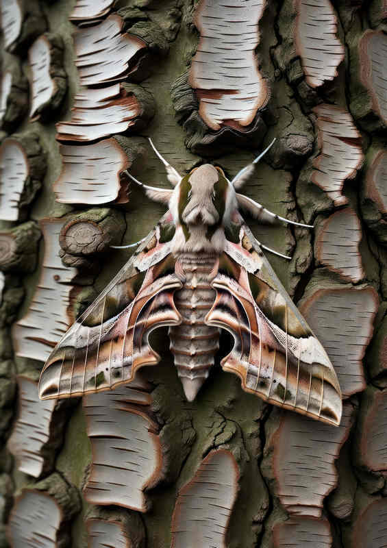 Hawk moths Tree Rest one of Britains largest moths