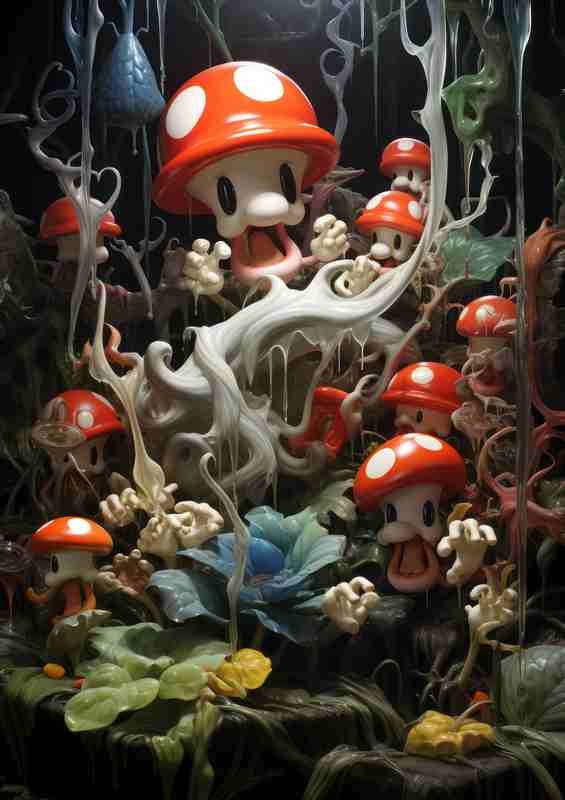 Super mario art from beyond