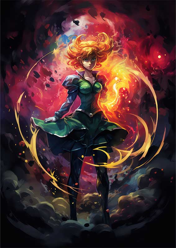 Sailor moon anime banner poster