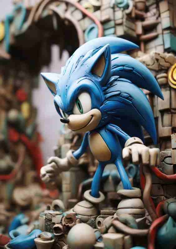 The hedgehog plasticine