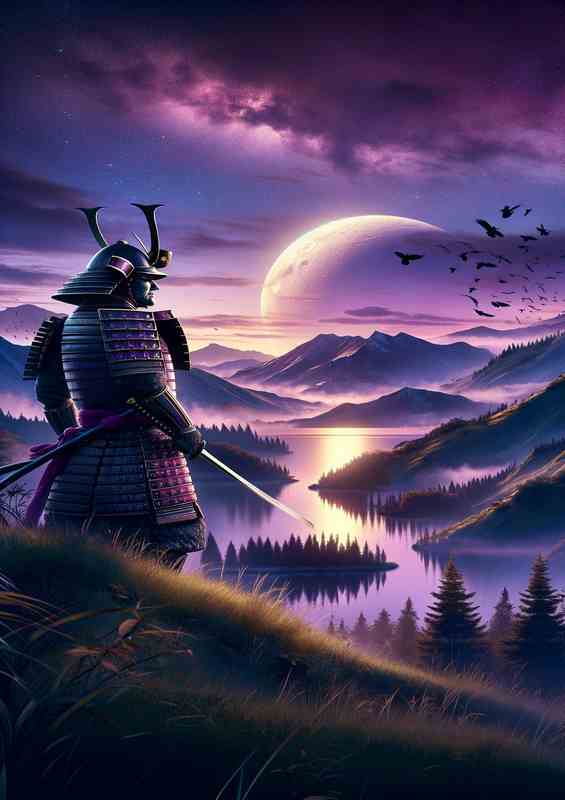 Twilight Samurai Mystical Landscape mountains and mist
