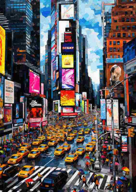 New York Times square the big city