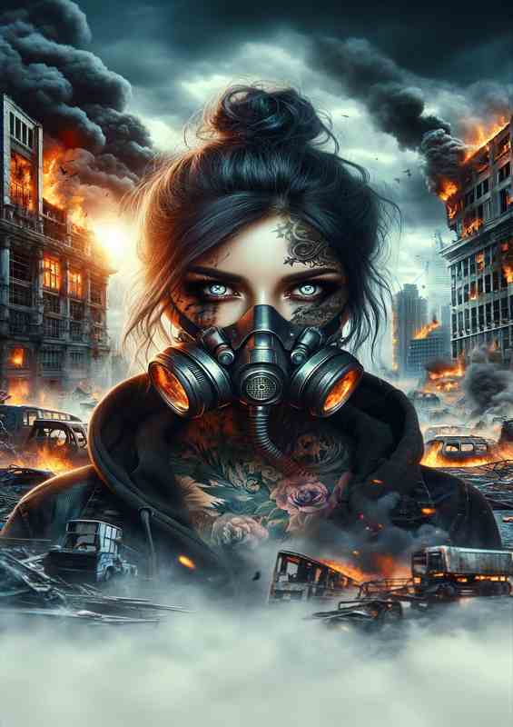 Apocalyptic Warrior with Respirator