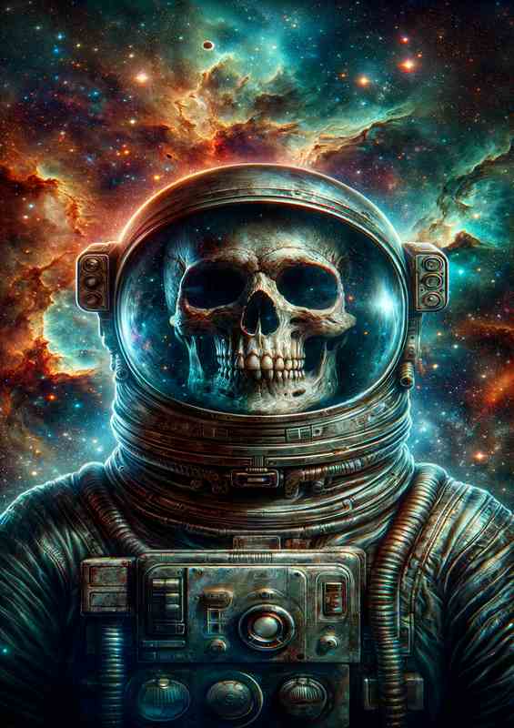 Stellar Skull Astronaut