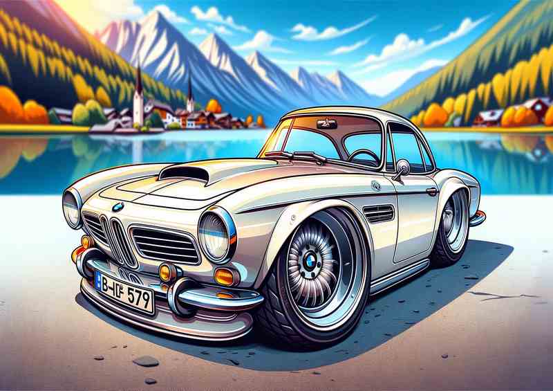 507 Silver Exaggeration Metal Poster