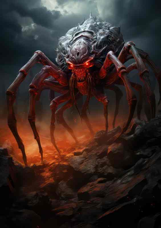 Ancient arachnid monster who is not scared of spiders