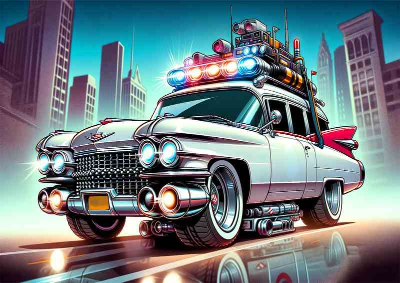 Cadillac Miller Meteor inspired by Ghostbusters