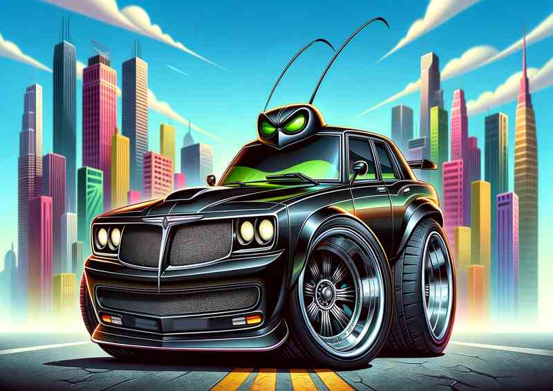 Chrysler Newport style green paint big wheels