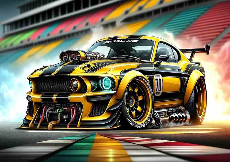 Exag. 302 Mustang-Style Big Wheels