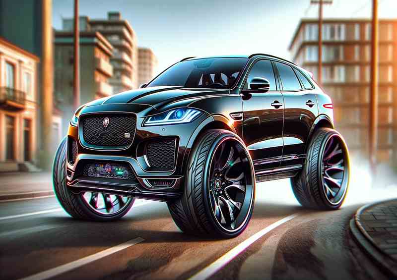 Jaguar F PACE 4x4 Exag Metal Poster