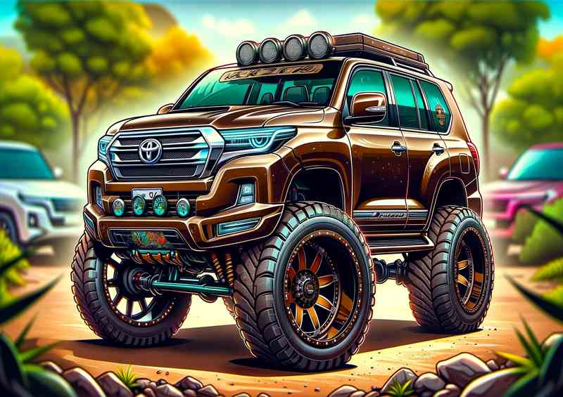Bronze 4x4 Land Cruiser Prado
