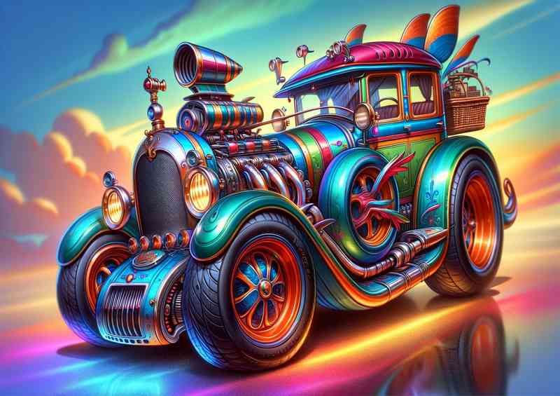 Road rat Rod extremely exaggerated features