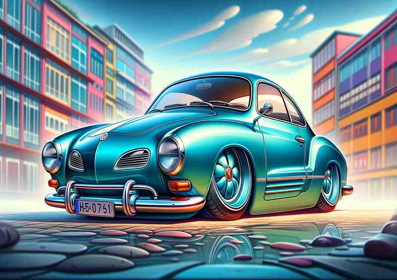 VW Karmann Ghia Exag Blue