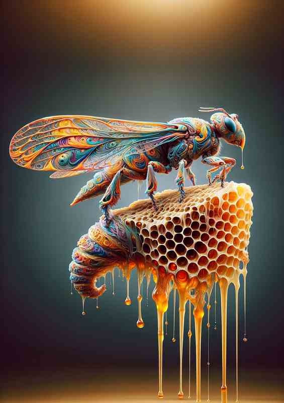 Insect Honeycomb Fantasy Creature